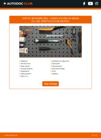 Så byter du Bromsbelägg på 2.2 i-CTDi (CN1) Honda Accord CL7