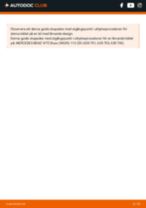 Steg-för-steg-guide i PDF om att byta Bromsskivor i MERCEDES-BENZ VIANO (W639)