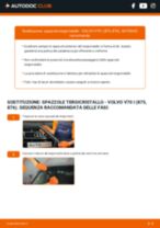 Sostituzione Tergicristalli anteriore e posteriore VOLVO V70: tutorial PDF passo-passo
