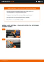Soli-pa-solim PDF apmācība kā nomaināms VOLVO V70 I (LV) Stikla tīrītāja slotiņa