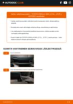 Kuinka vaihtaa Sisäilmansuodatin autoon Corolla XI Sedan (E180) 1.4 D-4D (NDE180_, NDE170_)? Vaiheittaiset oppaat