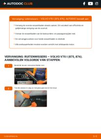 Vervanging uitvoeren: Ruitenwissers 2.5 TDI Volvo v70 1