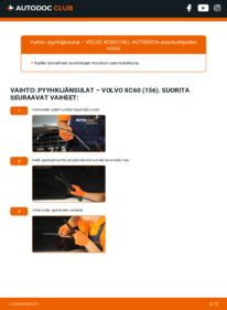 Kuinka vaihtaa Pyyhkijänsulat 2.4 D / D3 / D4 AWD Volvo XC60 I -autoon