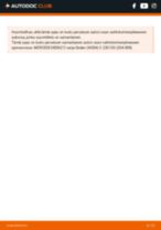 MERCEDES-BENZ E-CLASS Convertible (A207) Koiranluu vaihto : opas pdf