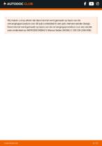 Stabilisatorstang vóór links veranderen MERCEDES-BENZ E-CLASS Convertible (A207): instructie pdf