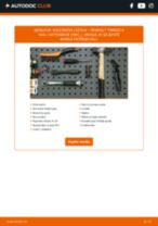 Menjava zadaj in spredaj Kolesni lezaj RENAULT Twingo II Kasten / Schrägheck (CNO_): vodič pdf
