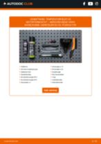 Trin-for-trin PDF-tutorial om skift af MERCEDES-BENZ VARIO Box Body / Estate Termostat