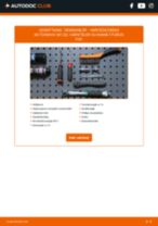 Trin-for-trin PDF-tutorial om skift af MERCEDES-BENZ SLR (R199) Bremseklodser