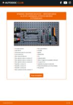 Wymiana Szczeki Hamulca Recznego tylne MERCEDES-BENZ MB100 Box (KPA): poradnik pdf