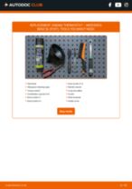Changing Thermostat MERCEDES-BENZ SL: workshop manual