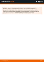 Manual online sobre el cambio de Zapatas De Freno De Mano por su cuenta en MERCEDES-BENZ C-CLASS T-Model (S203)