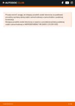 Jak wymienić Szczeki hamulca recznego tylne i przednie MERCEDES-BENZ C-CLASS T-Model (S203) - instrukcje online