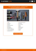 Online ingyenes kézikönyv - Fékpofakészlet rögzítőfék MERCEDES-BENZ CLK (C209) csere