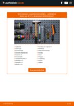 Stap-voor-stap PDF-handleidingen over het veranderen van MERCEDES-BENZ SLK (R171) Handremschoenen