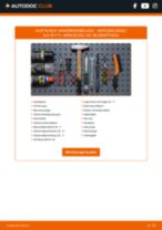 MERCEDES-BENZ SLK (R171) Handbremsbeläge: PDF-Anleitung zur Erneuerung