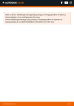 PDF med trinn for trinn-veiledning for bytte av MERCEDES-BENZ SLR (R199) Styrerulle-kilerem tannrem