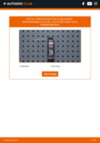 DIY-manual för byte av Strålkastarglödlampa i MERCEDES-BENZ SL