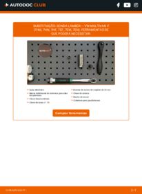 Como realizar a substituição de Sonda Lambda 2.5 TDI VW Multivan T5