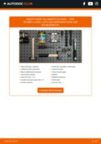 PDF manual sobre manutenção de Calibra A (C89) 2.5 i V6 (M07)