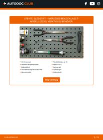 Så byter du Glödstift på E 220 CDI 2.2 (210.206) Mercedes S210